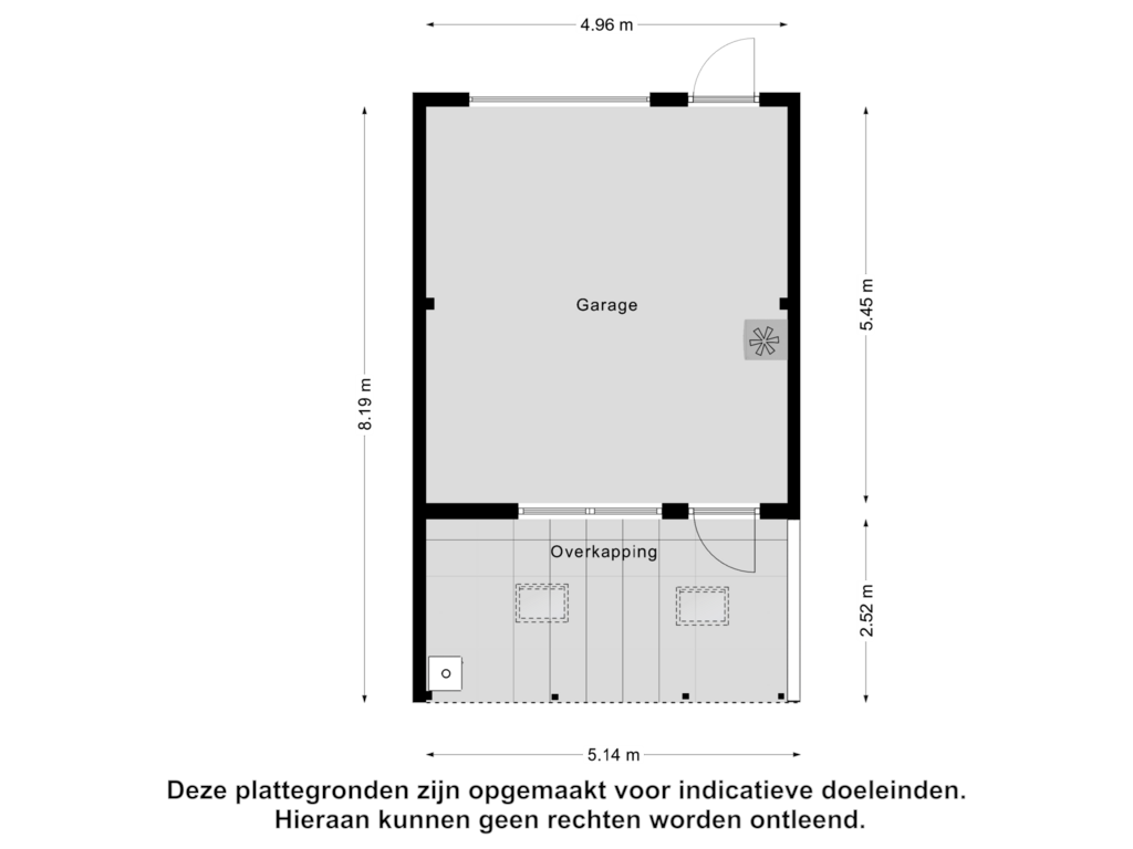 Bekijk plattegrond van Garage van Plevierstraat 4