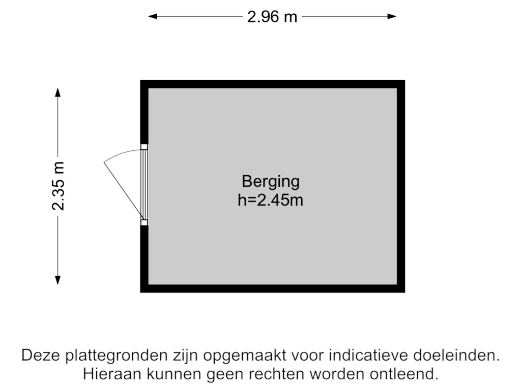 Bekijk plattegrond van Berging van Annie van Hattemstraat 19