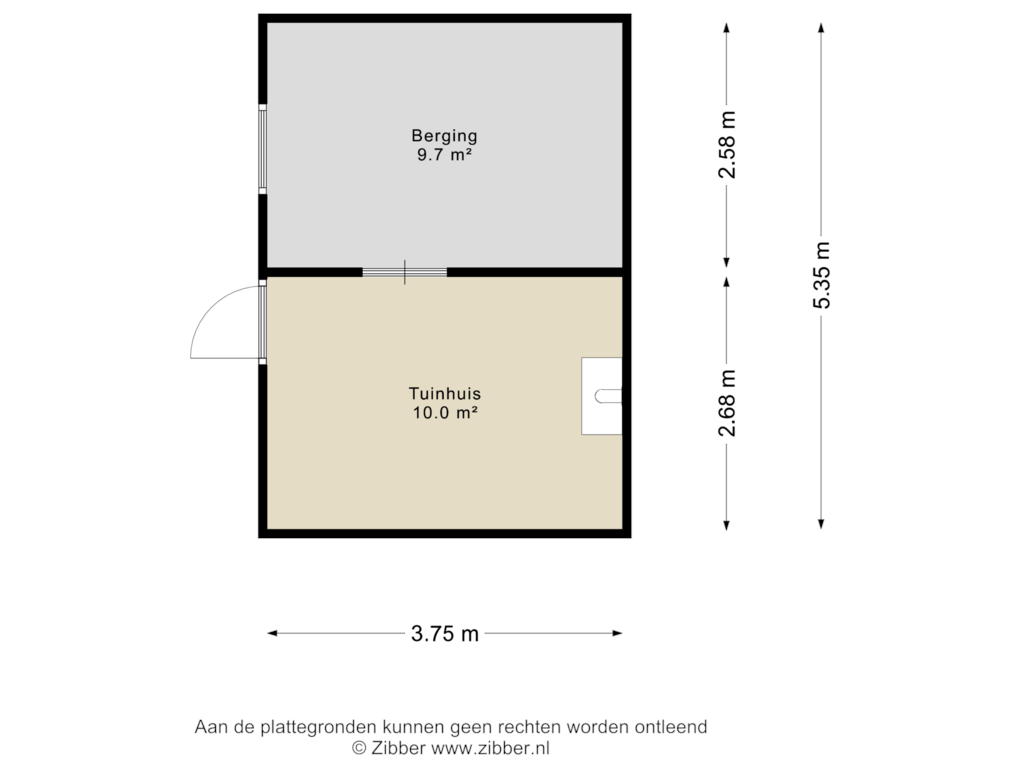 Bekijk plattegrond van Berging van Katerhals 5