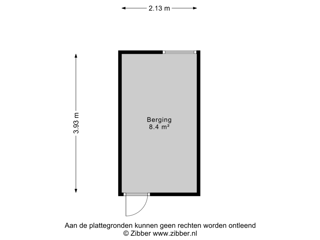 Bekijk plattegrond van Berging van Sperwerstraat 24