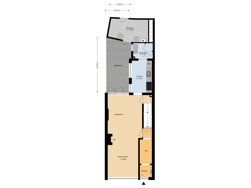 Bekijk plattegrond van Situatie van Ondiep 7