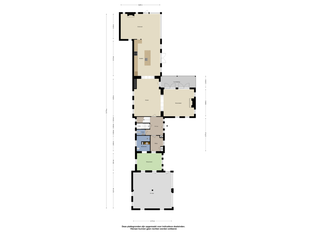 Bekijk plattegrond van Begane Grond van Cathalijne Schans 52