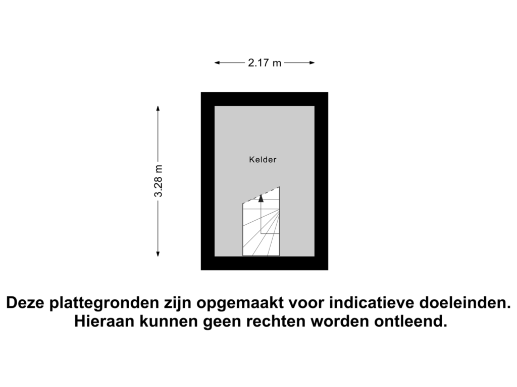 Bekijk plattegrond van Kelder van Cathalijne Schans 52