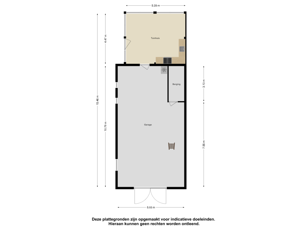 Bekijk plattegrond van Gastenverblijf van Cathalijne Schans 52