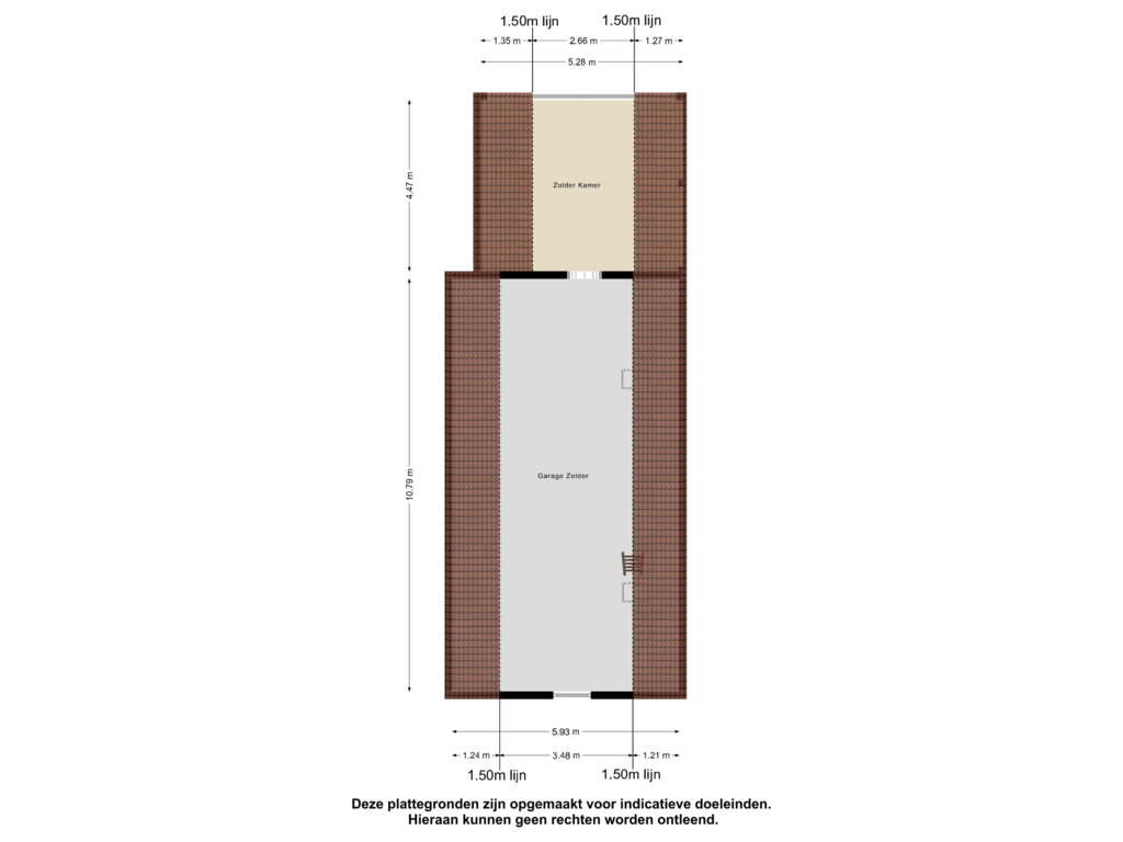 Bekijk plattegrond van Zolder van Cathalijne Schans 52