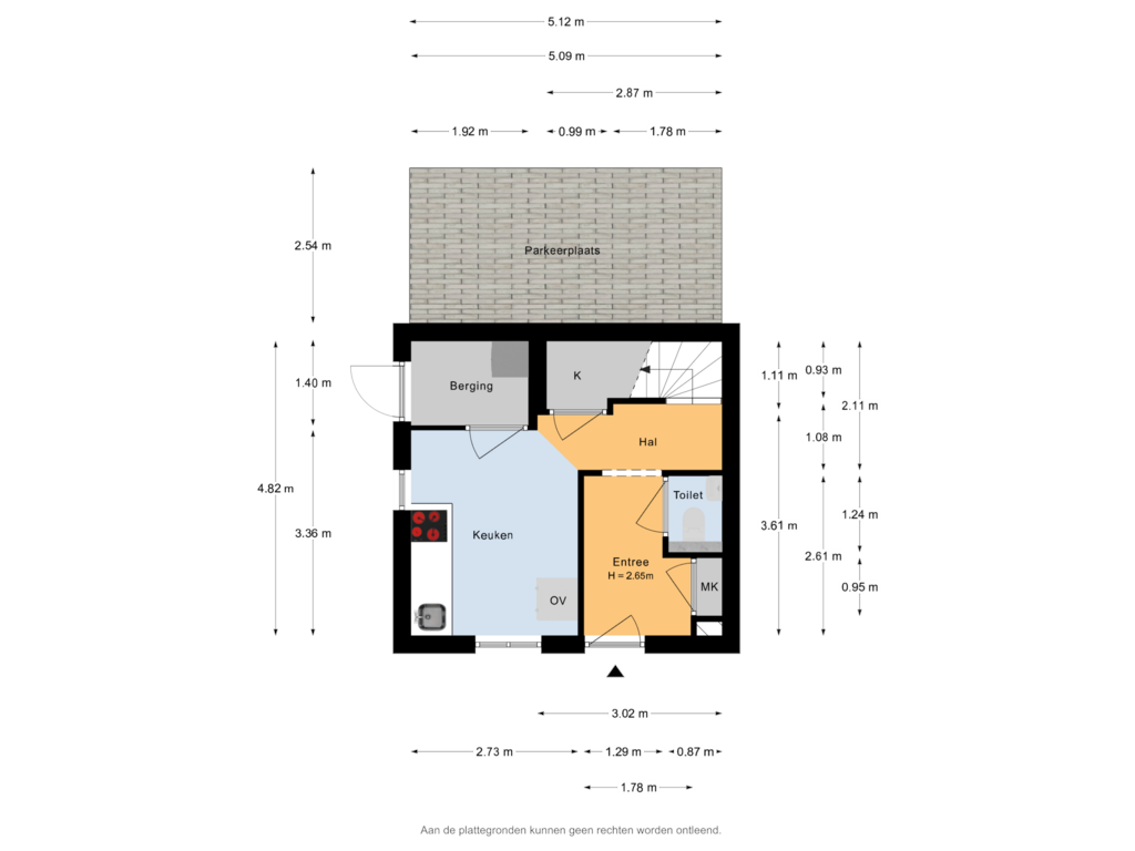 Bekijk plattegrond van Begane Grond van Theo van Doesburgstraat 13