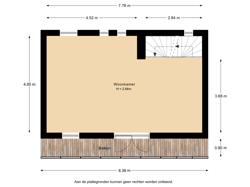 Bekijk plattegrond van 1e Verdieping van Theo van Doesburgstraat 13