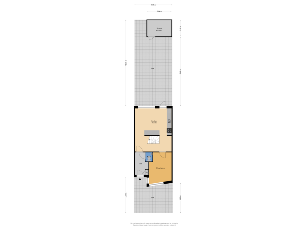 Bekijk plattegrond van Tuin van Iepenstraat 17