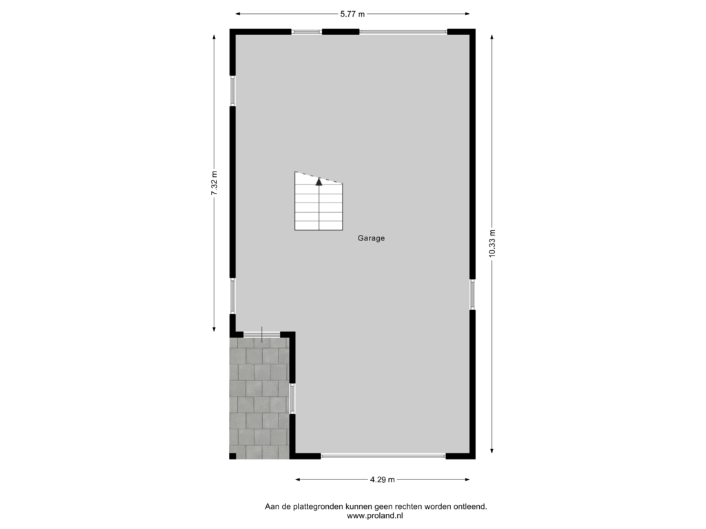 Bekijk plattegrond van Garage van Zuiderdiep 250