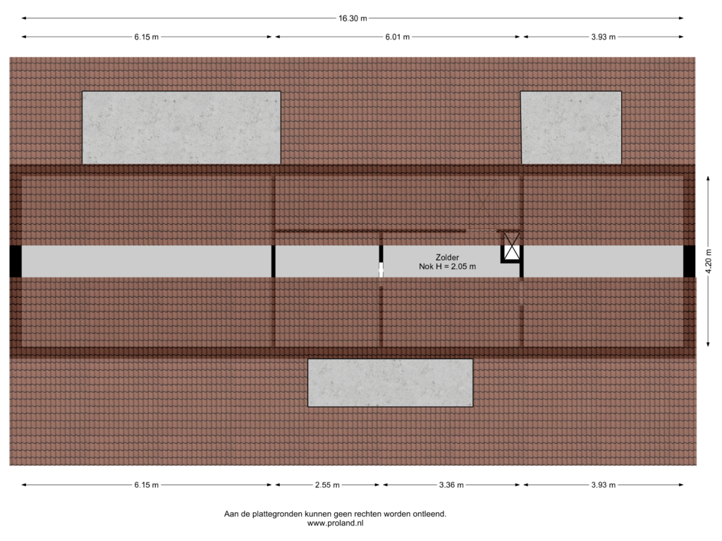 Bekijk plattegrond van 2e Verdieping van Volmachtenlaan 13