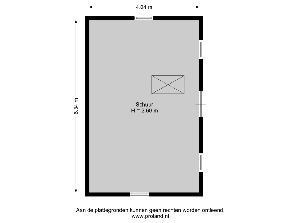 Bekijk plattegrond van Schuur van Volmachtenlaan 13