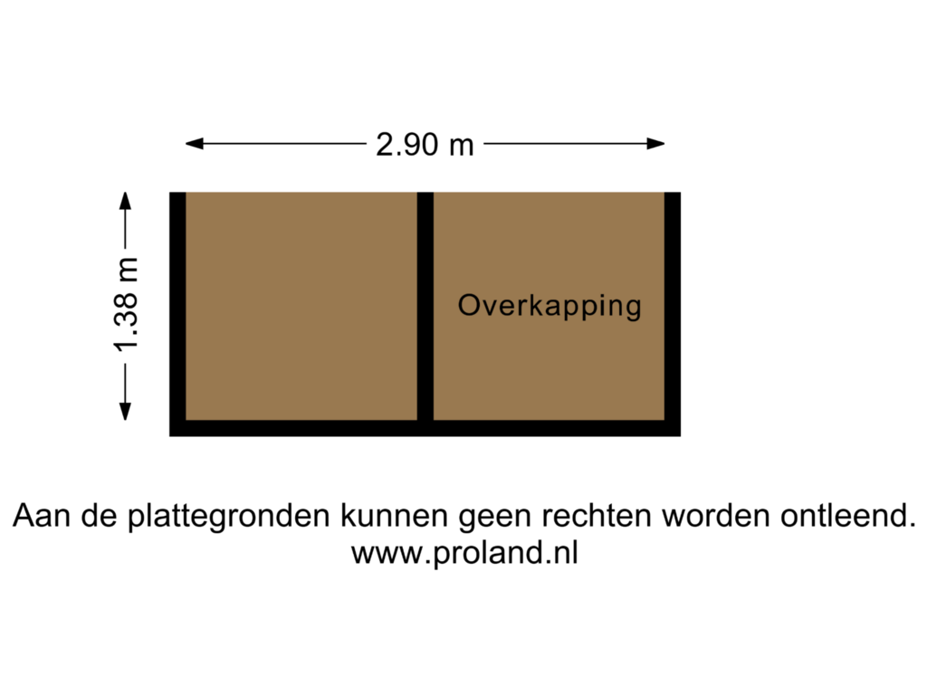 Bekijk plattegrond van Overkapping 1 van Volmachtenlaan 13