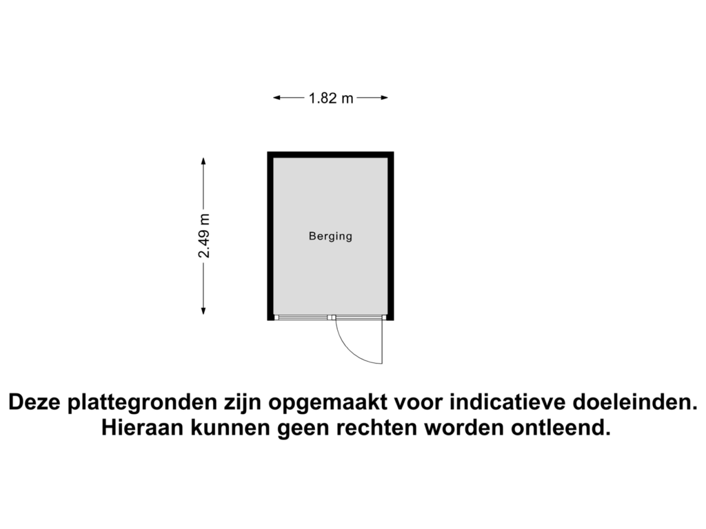 Bekijk plattegrond van Berging van Spoorkade 9-I