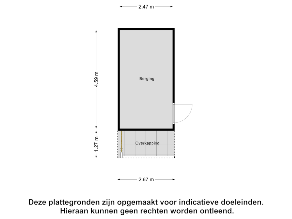 Bekijk plattegrond van Berging van Wisselslag 1