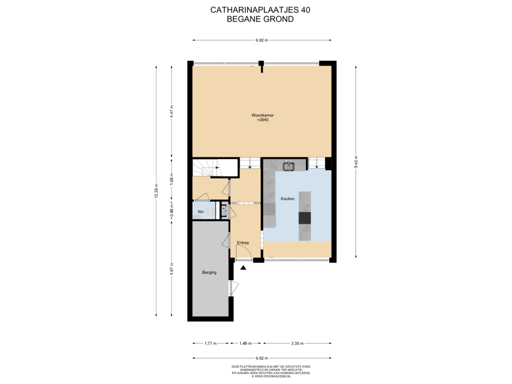 Bekijk plattegrond van Begane Grond van Catharinaplaatjes 40