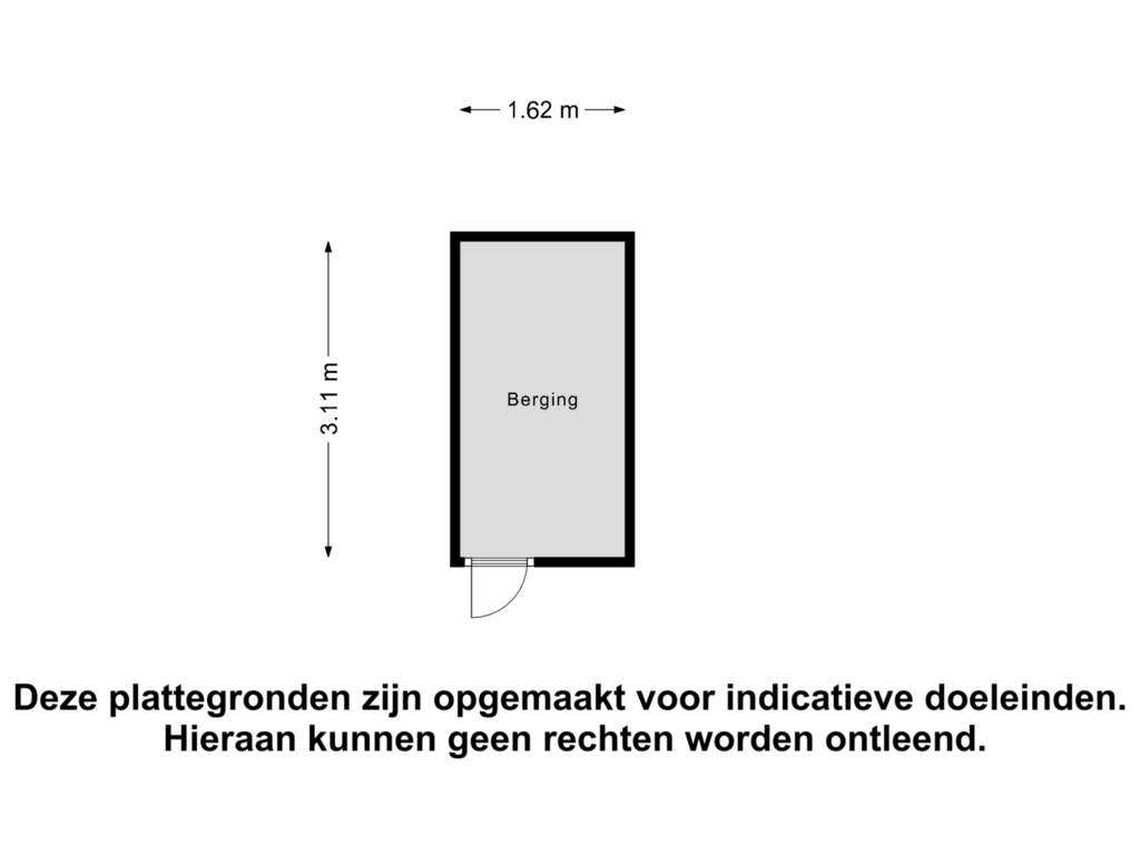 Bekijk plattegrond van Berging van Maastunnelplein 22-C