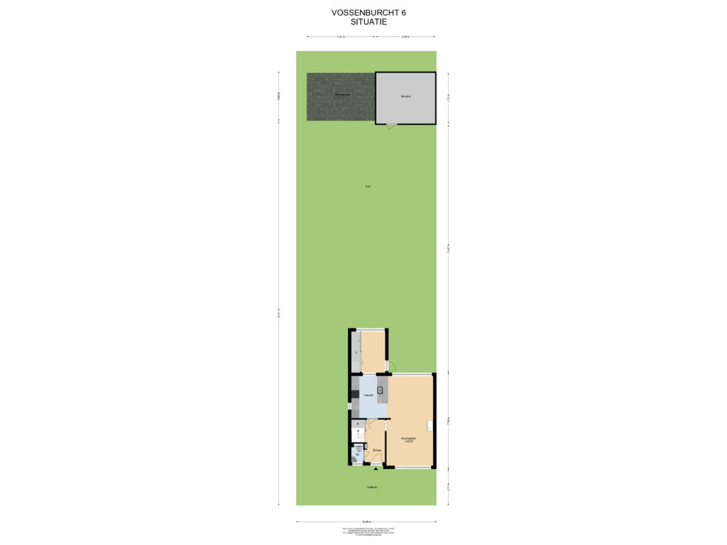 View floorplan of Situatie of Vossenburcht 6