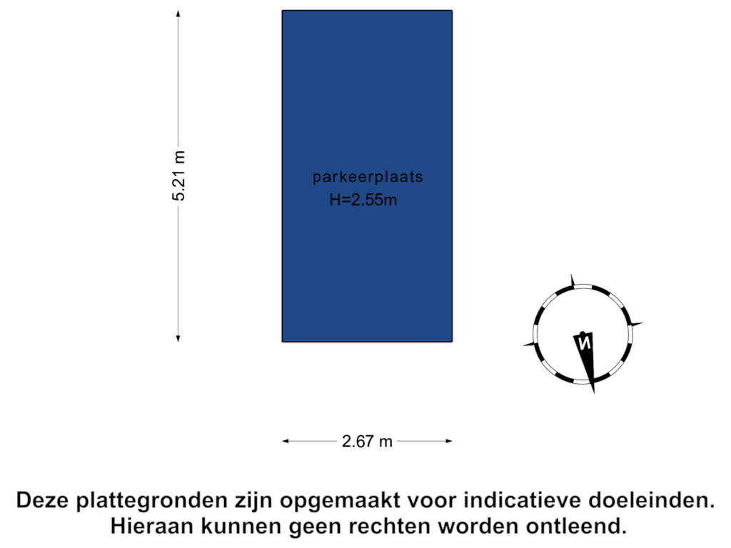 View floorplan of Parkeerplaats of Lobeliuslaan 72