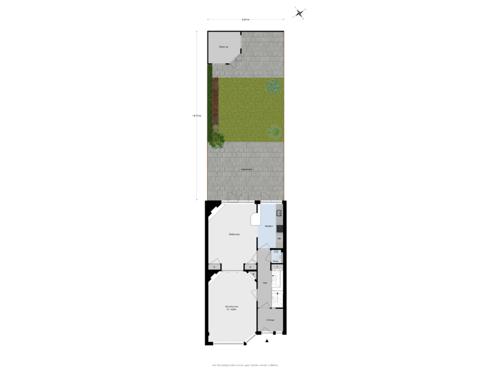 Bekijk plattegrond van Situatie van Prins Mauritslaan 76