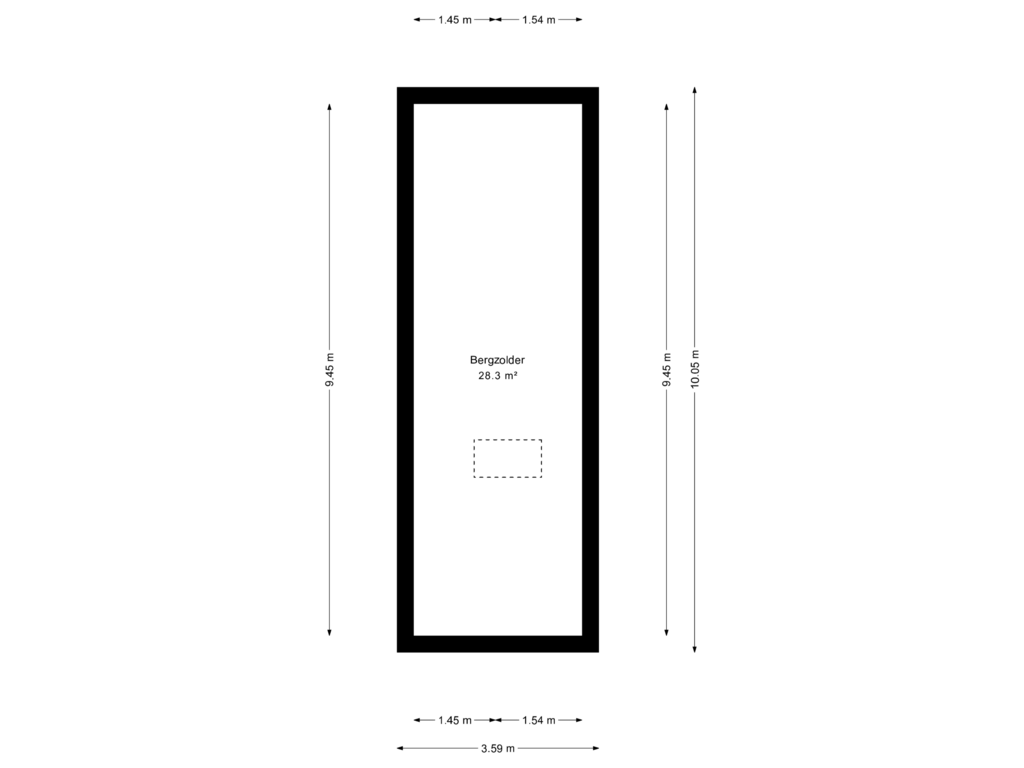 Bekijk plattegrond van 2e verdieping van Leliestraat 9