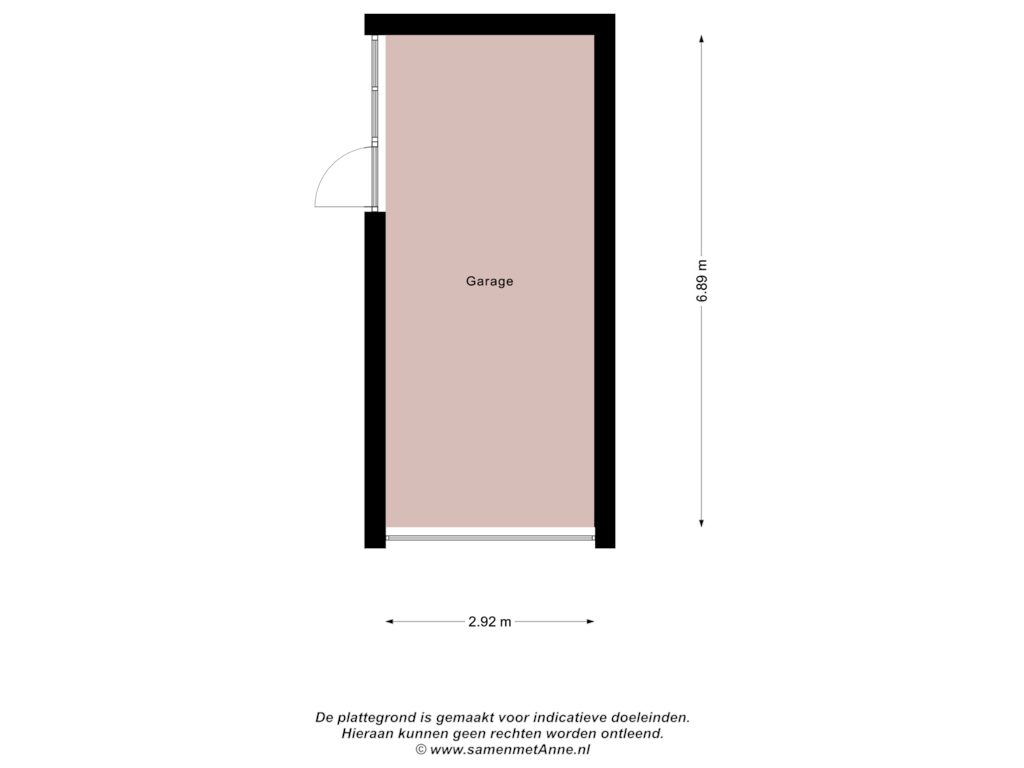 View floorplan of Garage of Spiekerlanden 2