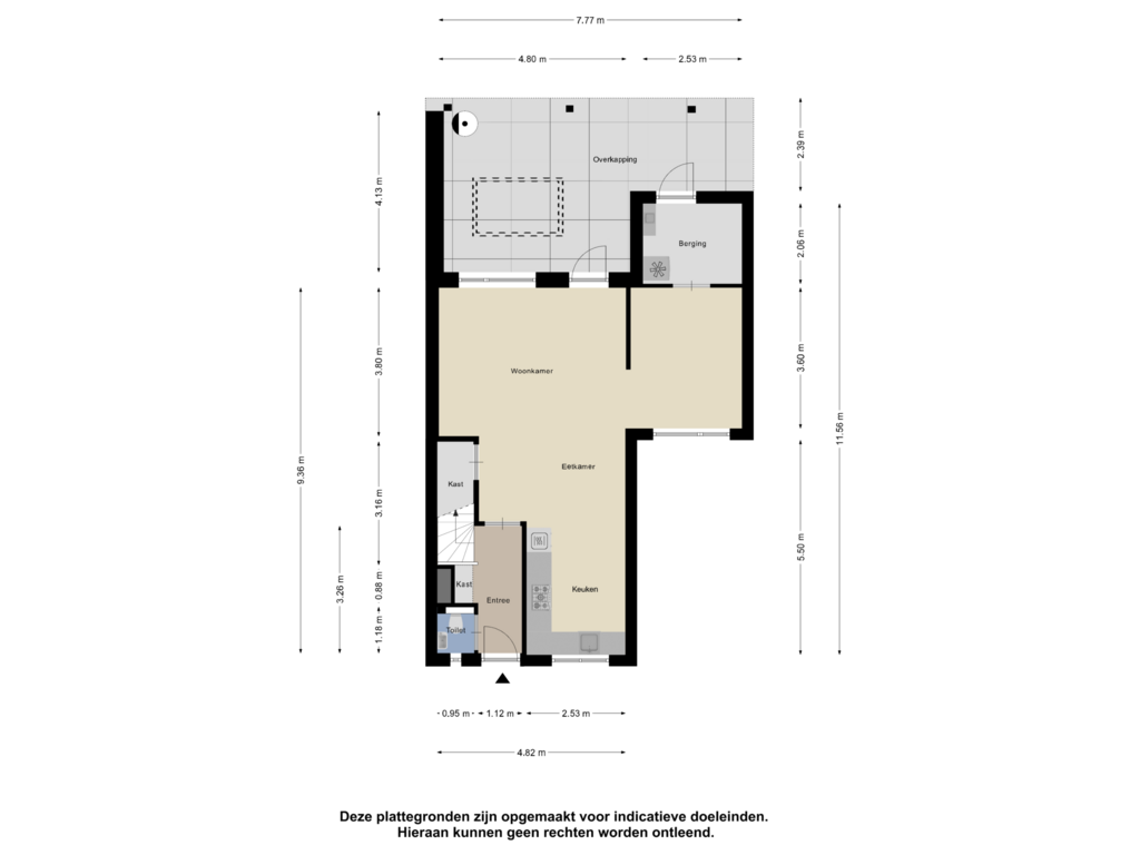 Bekijk plattegrond van Begane Grond van De Vurste Putten 13