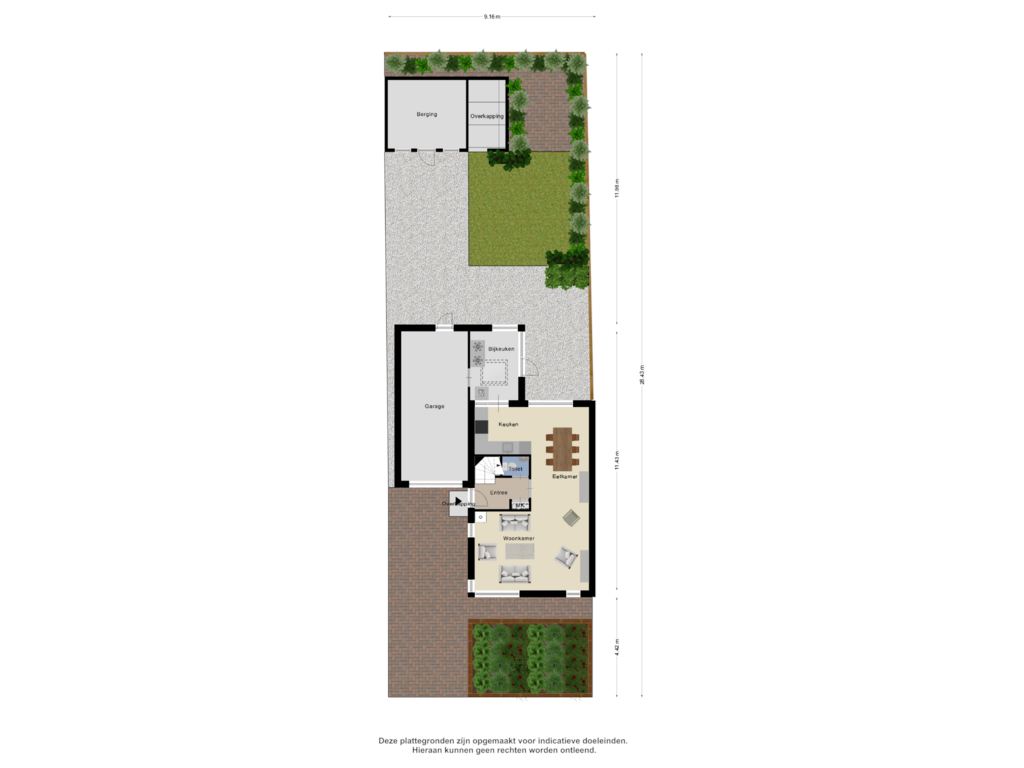 Bekijk plattegrond van Begane Grond Tuin van Hazelaarstraat 4