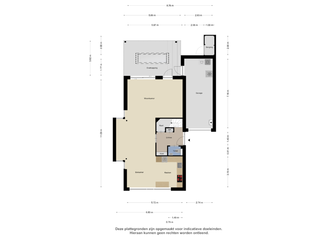 Bekijk plattegrond van Begane Grond van Ketelven 68