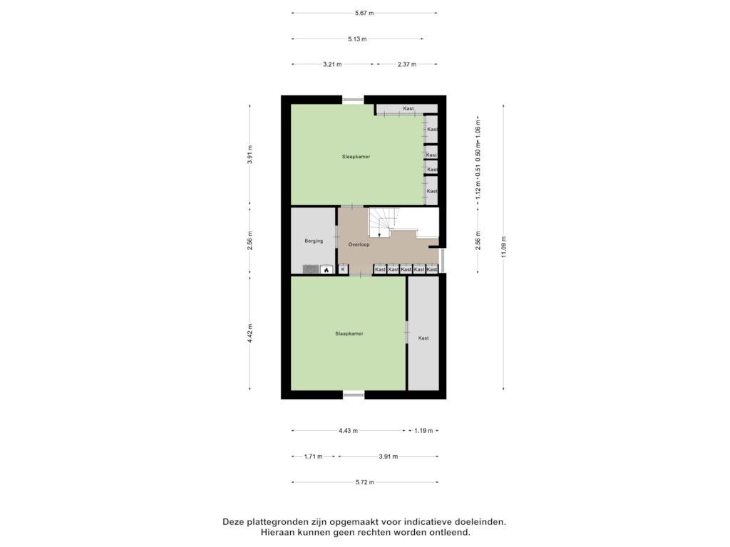 Bekijk plattegrond van Tweedee Verdiepingg van Ketelven 68