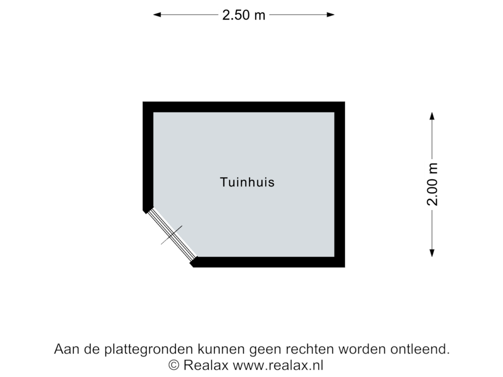 View floorplan of Tuinhuis of Honingzoet 11