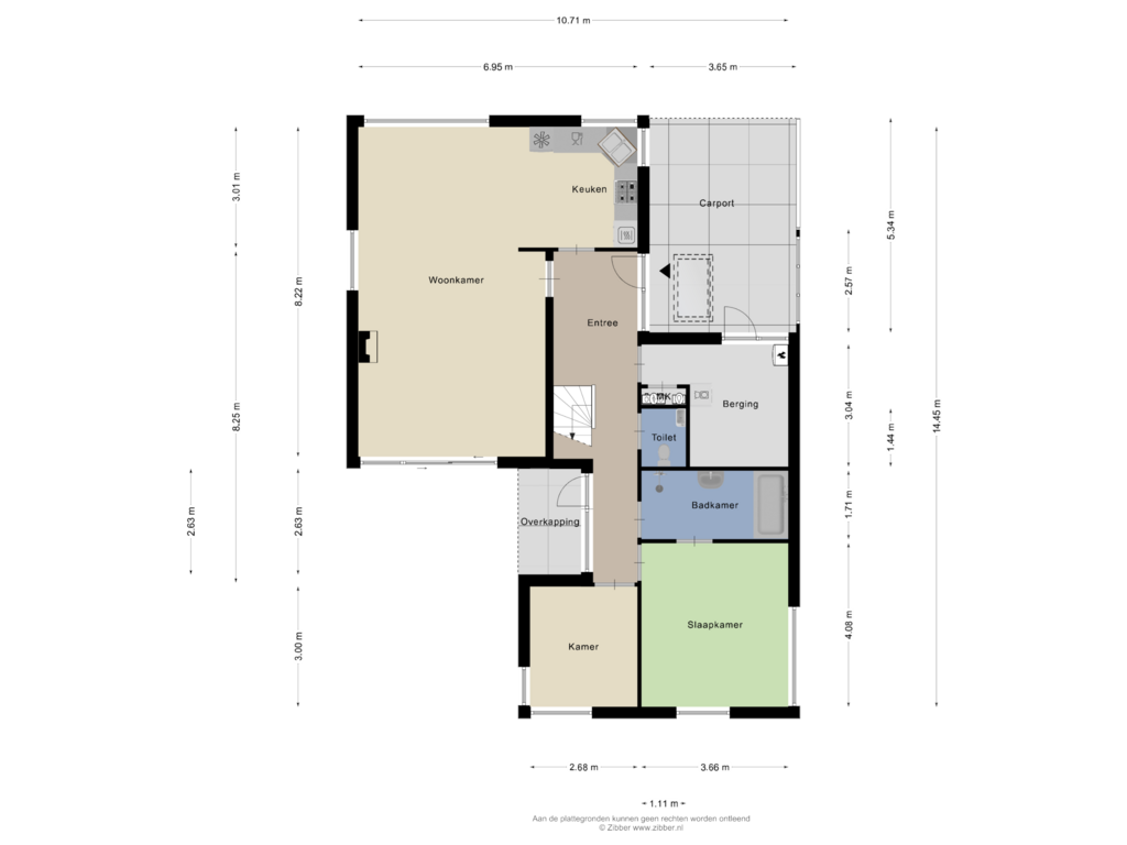 Bekijk plattegrond van Begane grond van Fuchsiastraat 6