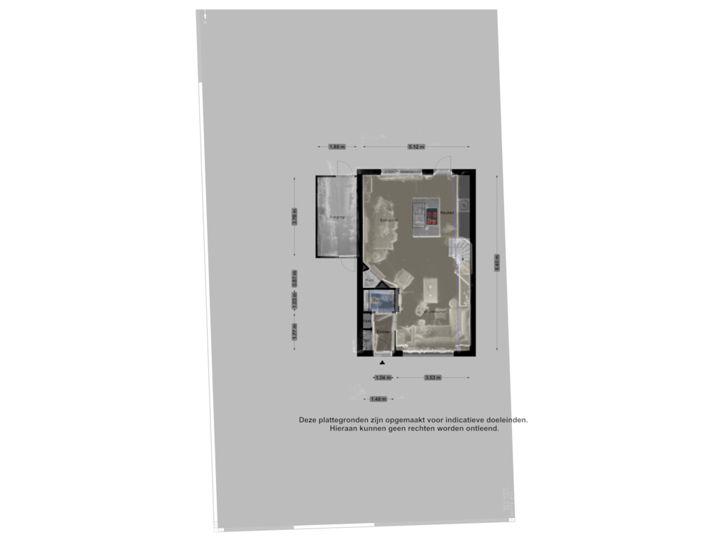 Bekijk plattegrond van Began Grond van Dierenriem 88