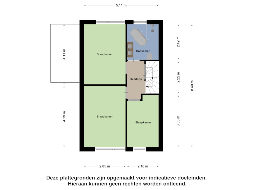 Bekijk plattegrond van Eeste Verdiepinng van Dierenriem 88