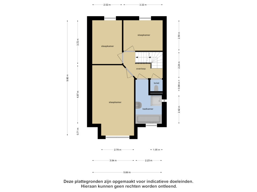 Bekijk plattegrond van Eerste Verdieping van Waterlelie 15