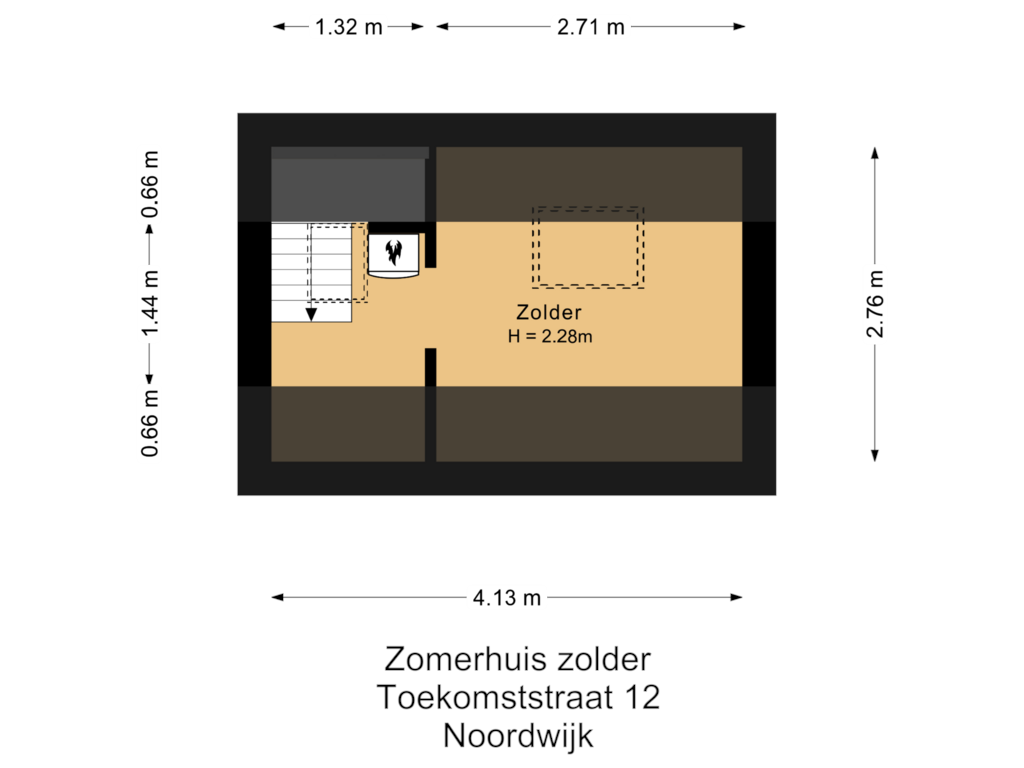 Bekijk plattegrond van Zomerhuis van Toekomststraat 12