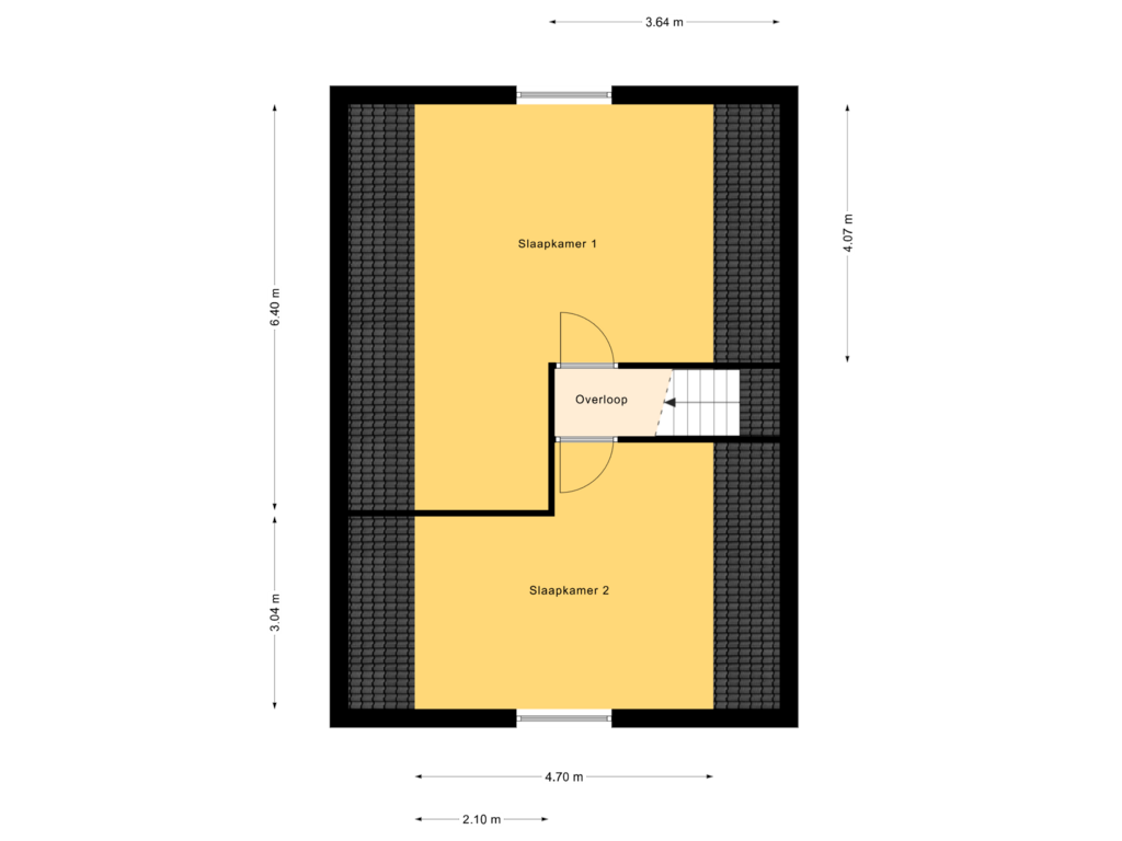 Bekijk plattegrond van 1e Verdieping van Irenestraat 1