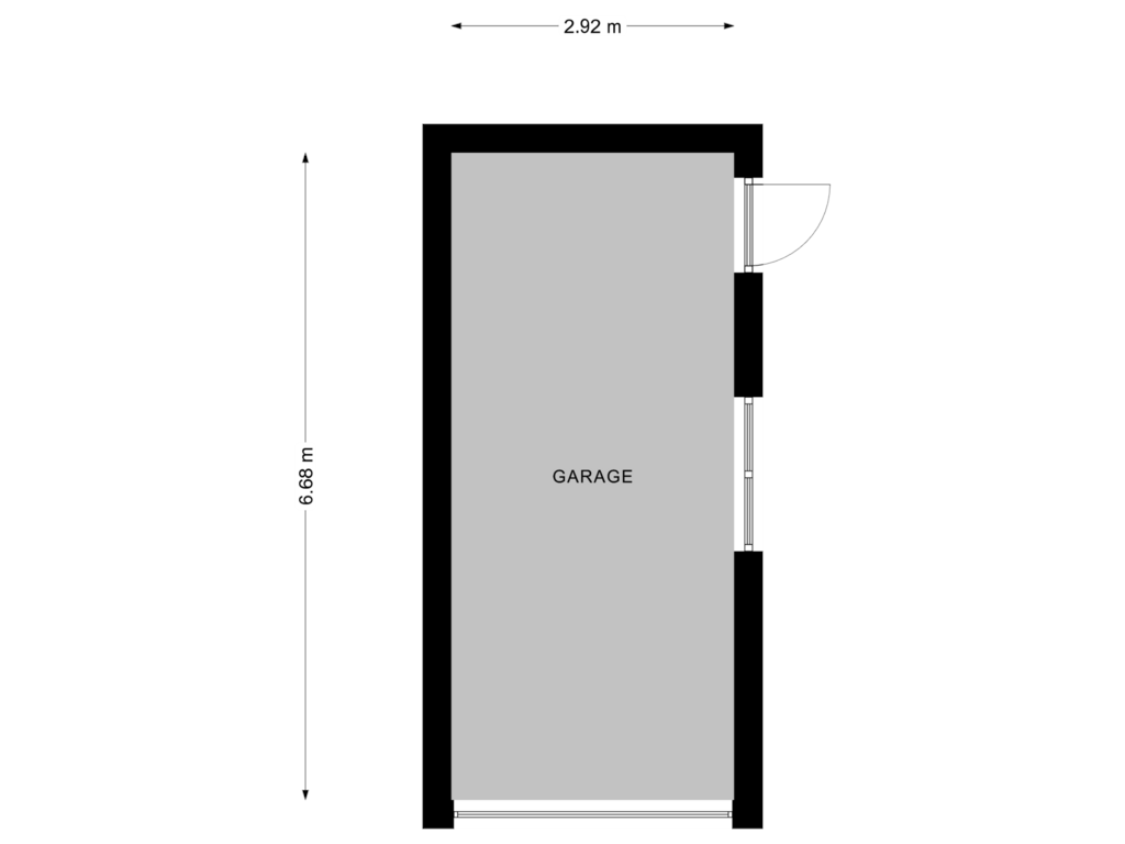 Bekijk plattegrond van GARAGE van Bredenhorst 137