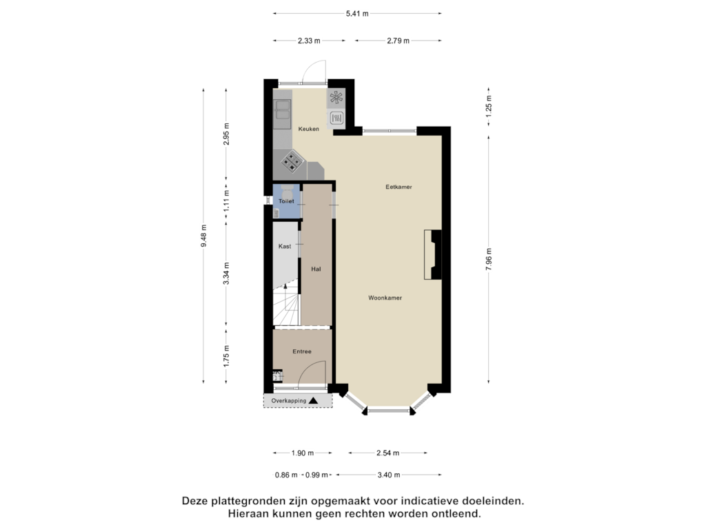 Bekijk plattegrond van Begane Grond van Jan Pieterszoon Coenstraat 115