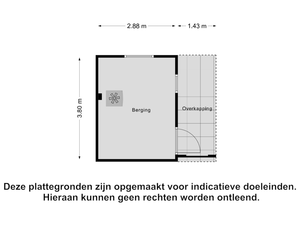 Bekijk plattegrond van Berging van Jan Pieterszoon Coenstraat 115