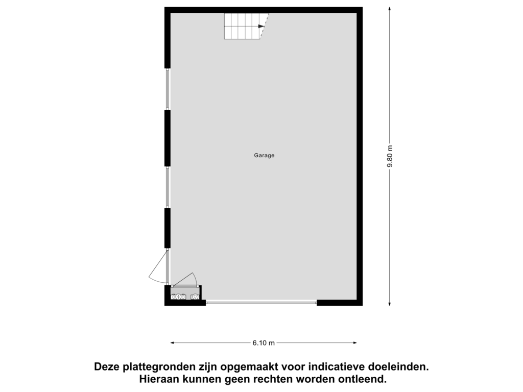 Bekijk plattegrond van Garage van Schoterlandseweg 13