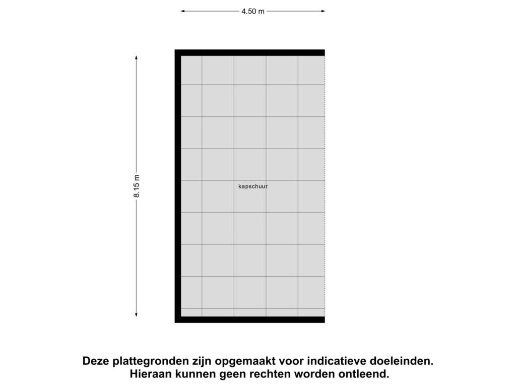 Bekijk plattegrond van Kapschuur van Schoterlandseweg 13