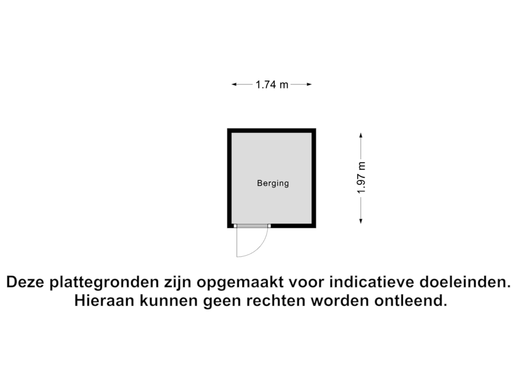 Bekijk plattegrond van Berging van Aquamarijn 153