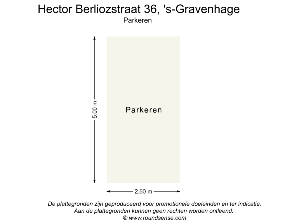 Bekijk plattegrond van Parkeren van Hector Berliozstraat 36