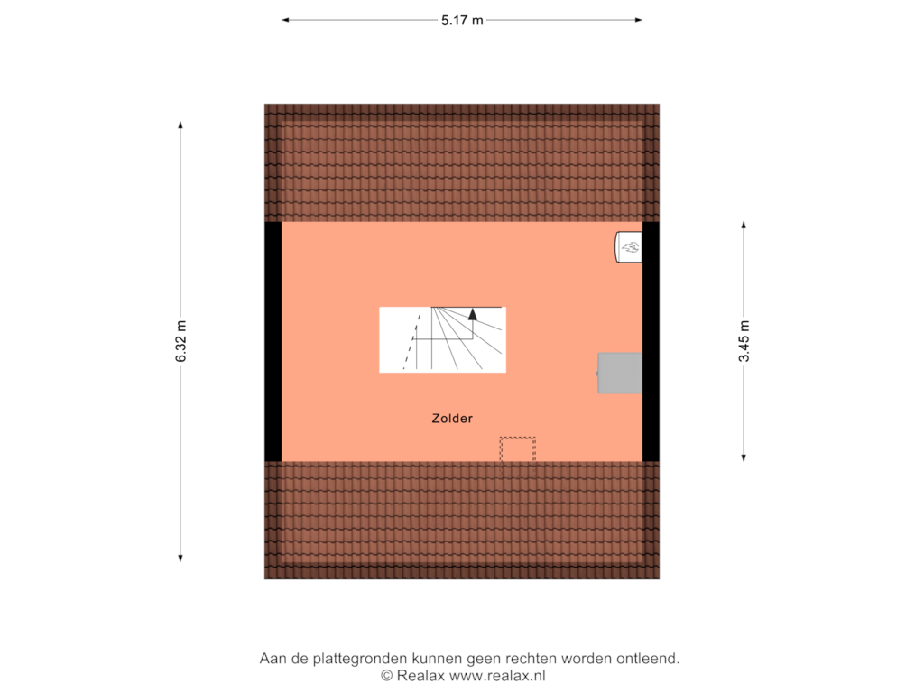 Bekijk plattegrond van Zolder van Kruiskamp 15