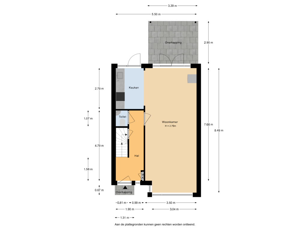 View floorplan of Begane Grond of Leeuwerikstraat 23