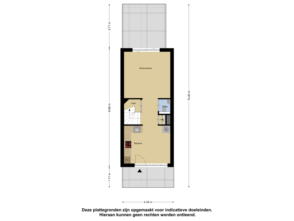 View floorplan of Begane Grond Tuin of Braambeshof 30