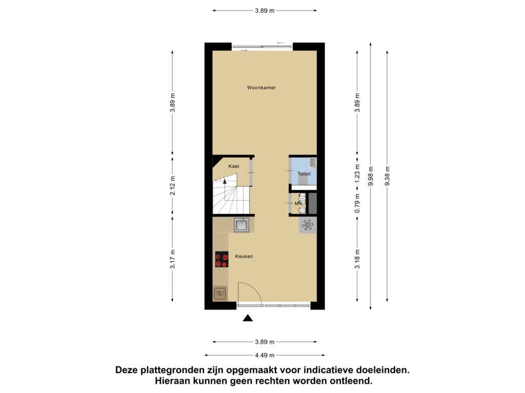 View floorplan of Begane Grond of Braambeshof 30