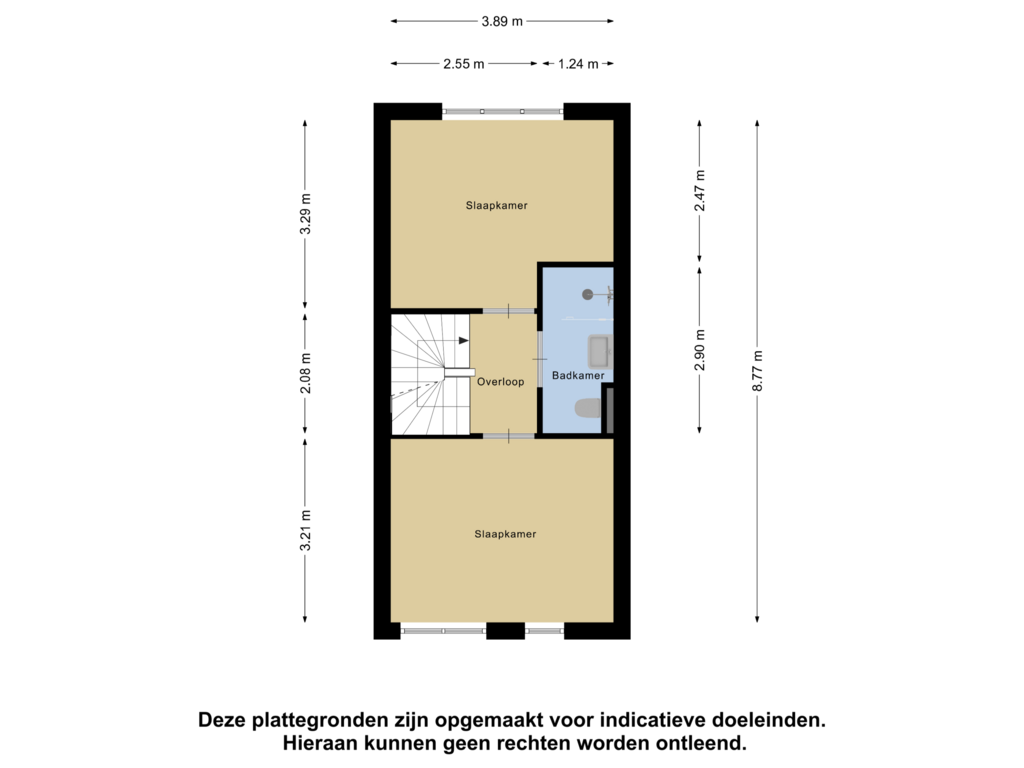 View floorplan of Eerste Verdieping of Braambeshof 30