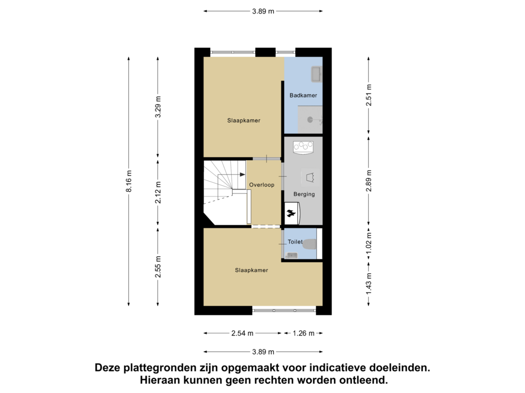 View floorplan of Tweede Verdieping of Braambeshof 30