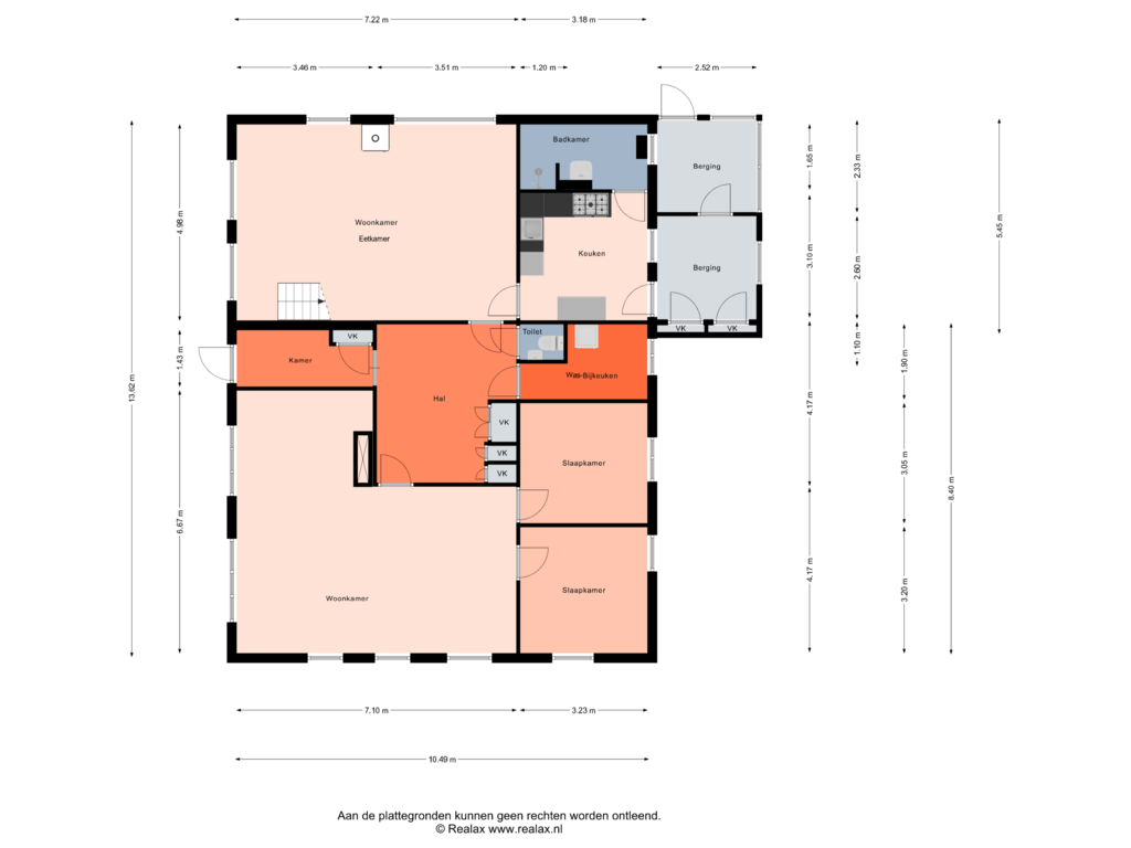 Bekijk plattegrond van Begane grond van Markveldsedijk 6